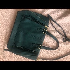 Green handbag